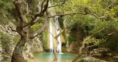 Neda waterfalls